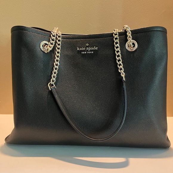 kate spade Handbags - Kate Spade Black Jordyn Large Chain Handle Tote